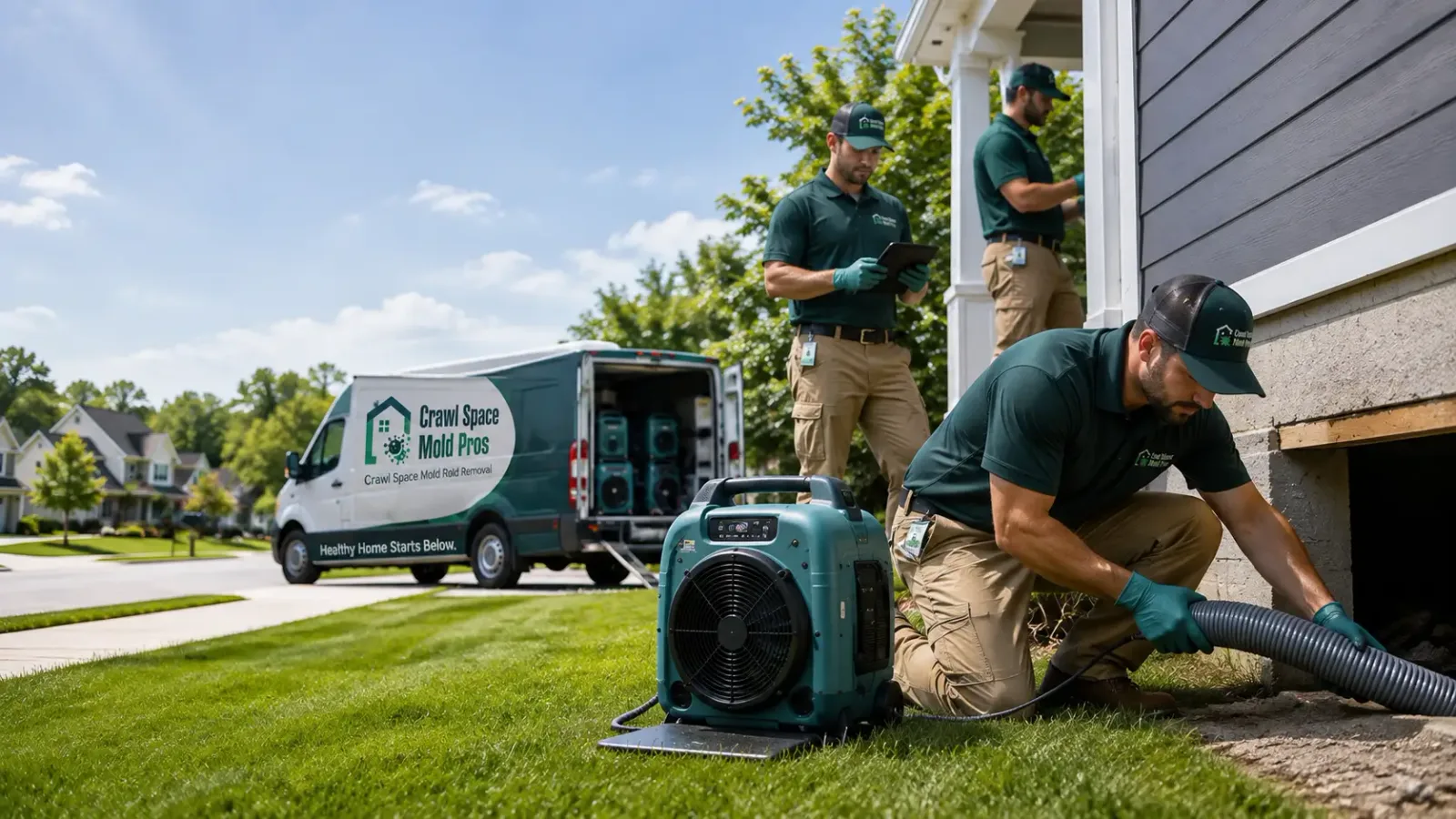 Crawl Space Mold Removal in Wellesley Hills, MA